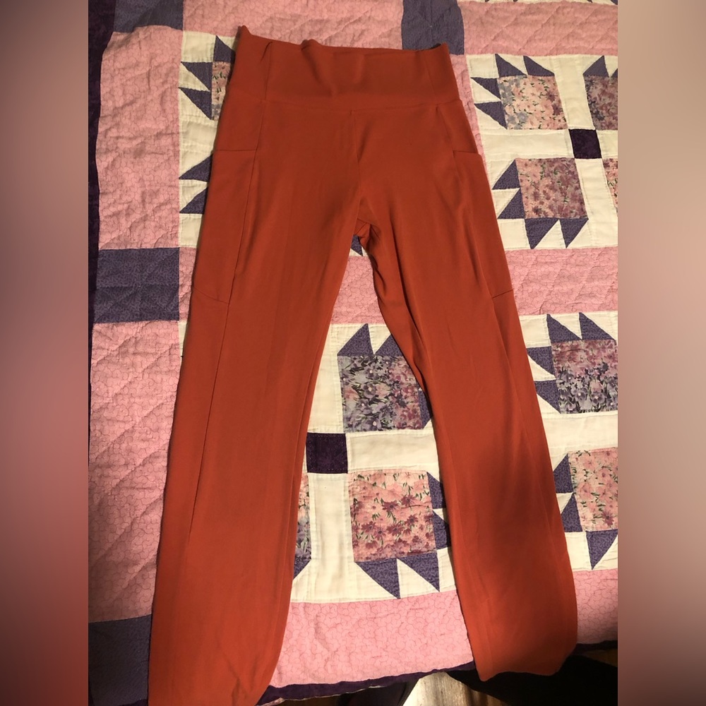 REI Take Your Time 7/8 leggings, Zion red